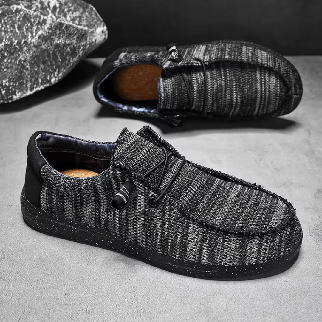 Corvan Textured Canvas Sneakers