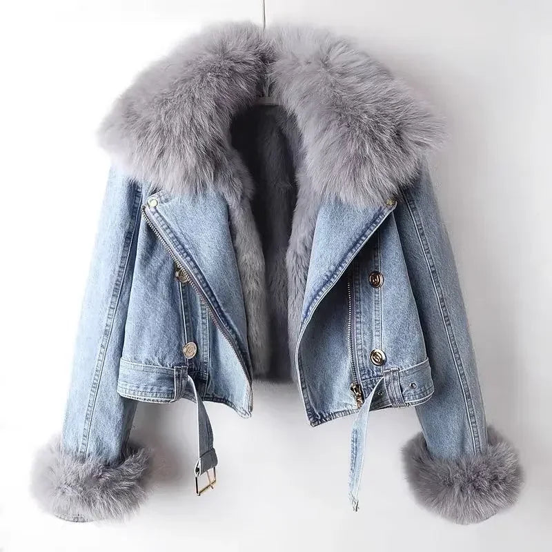 Delmare Fur-Trim Jacket