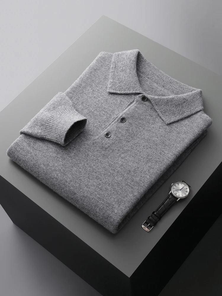 Cambridge 100% Merino Wool Polo