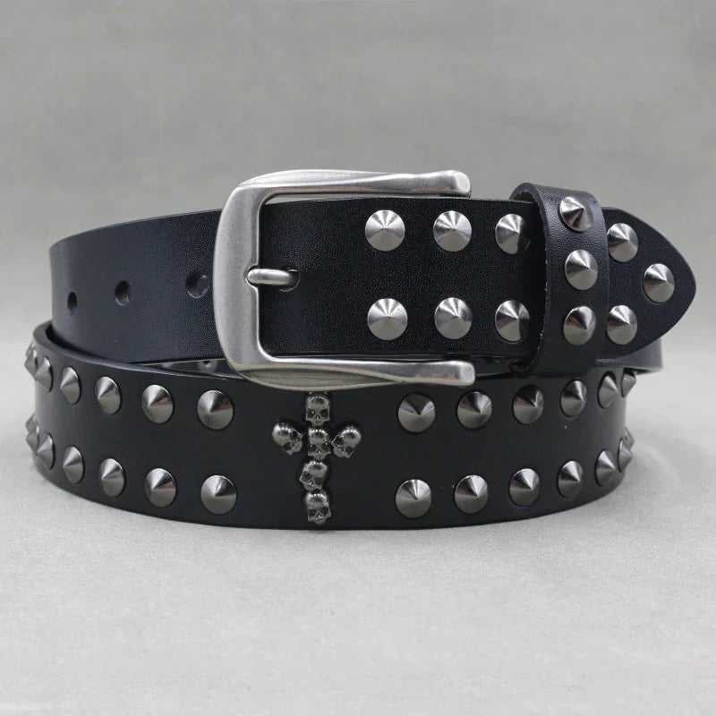 Mercer Studded Leather Belt