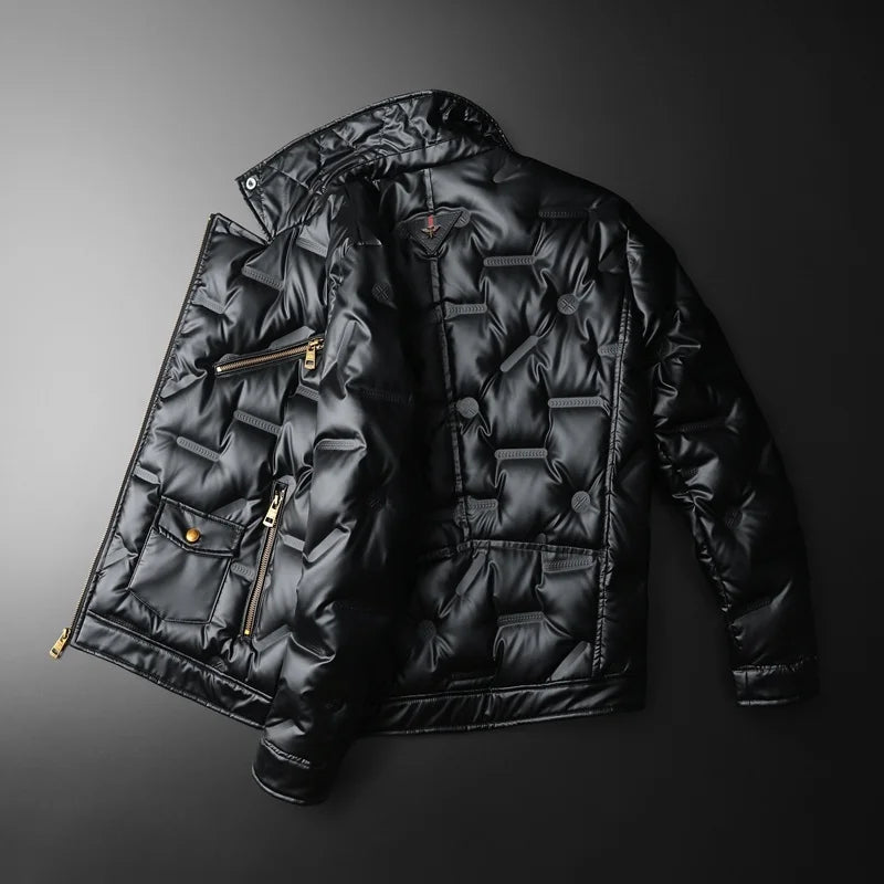 Goldmere Duck Down Moto Jacket