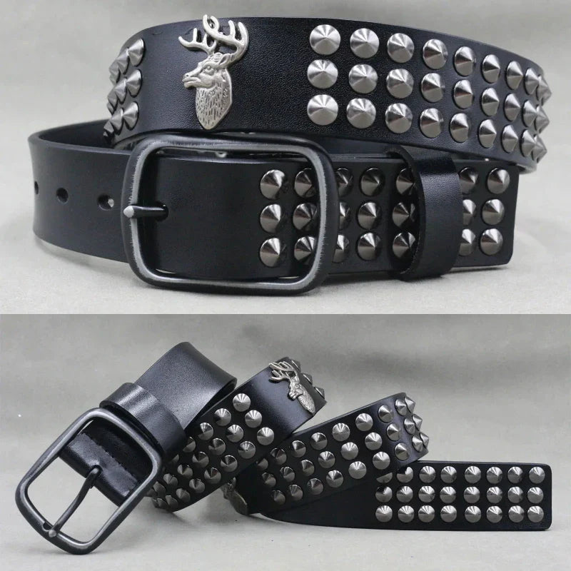 Mercer Studded Leather Belt