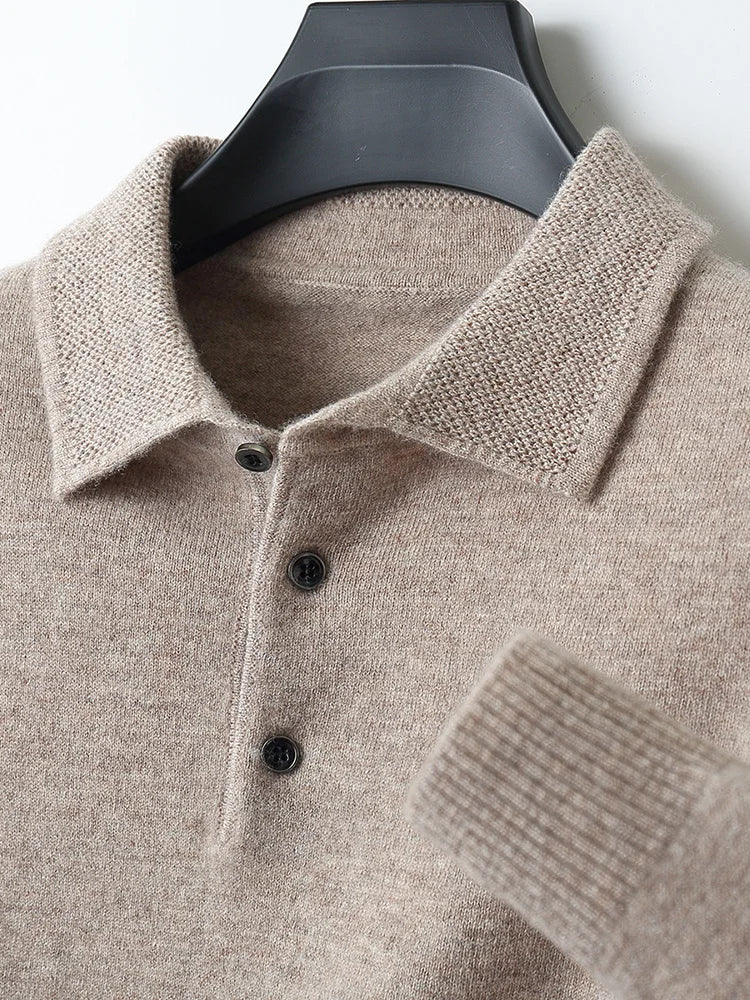 Cambridge 100% Merino Wool Polo