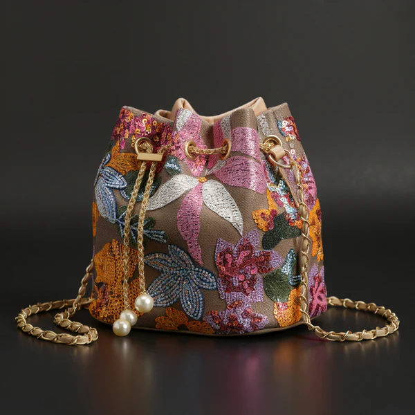 Carmelle Sequin Bag