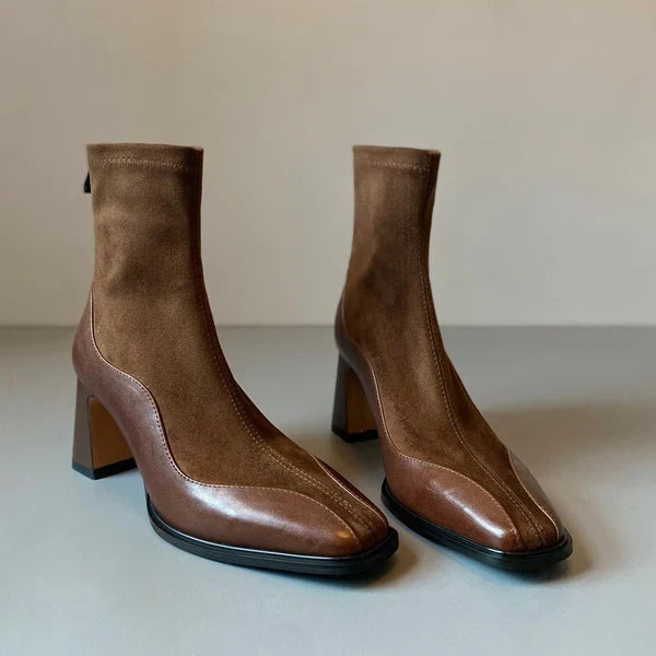 Sorelle Spliced Suede Boots