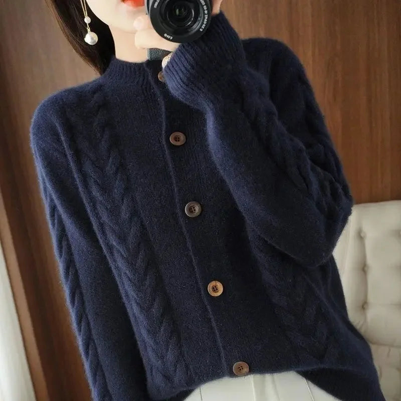 Nella Cable Knit Cardigan