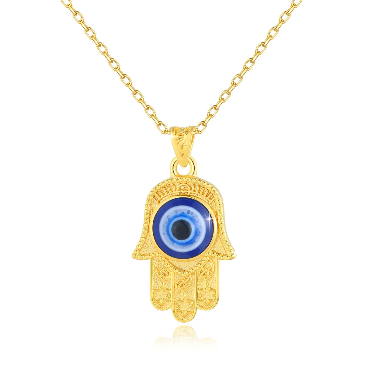 Fortuna Evil Eye 18K Gold Necklace
