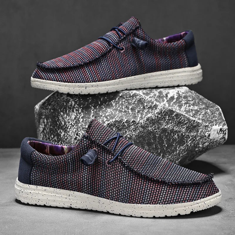 Corvan Textured Canvas Sneakers