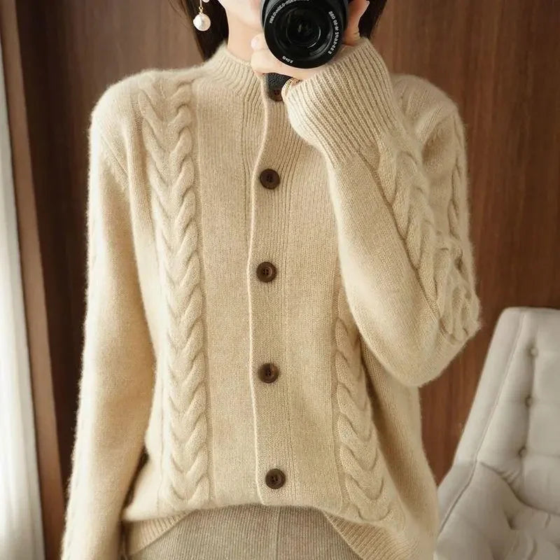 Nella Cable Knit Cardigan