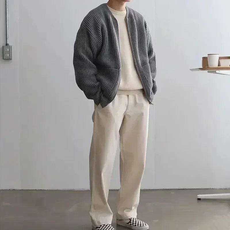 Streamlined Knit Coat