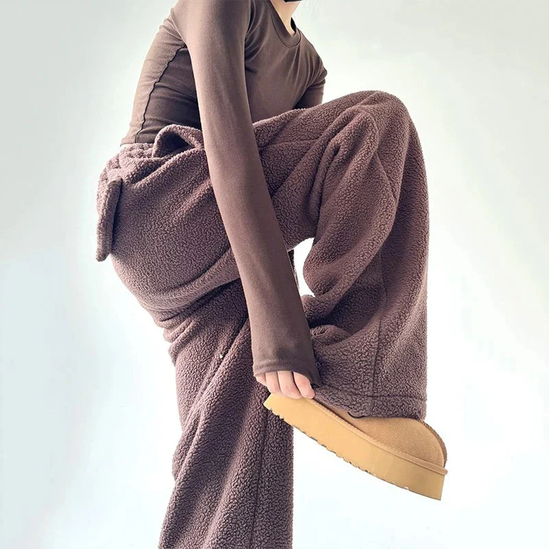 Elena Rose Sherpa Sweatpants